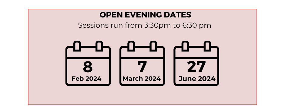 Open Evening Dates