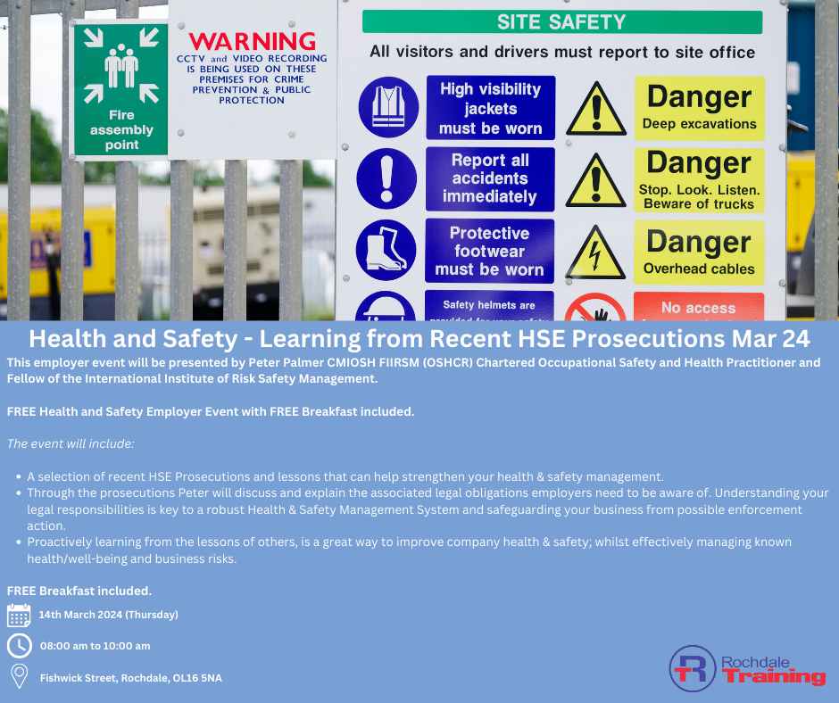 Health and Safety - Breakfast Event March 2024 