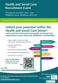 Health and Social Care Event Poster
