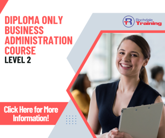 Diploma Only Business Admin Overview Graphic 