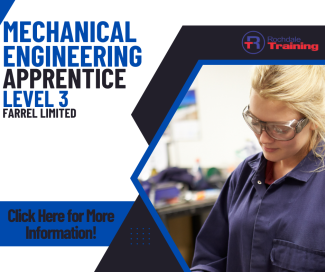 Mechnical Engineering Apprenticeship Vacancy Overview Graphic 