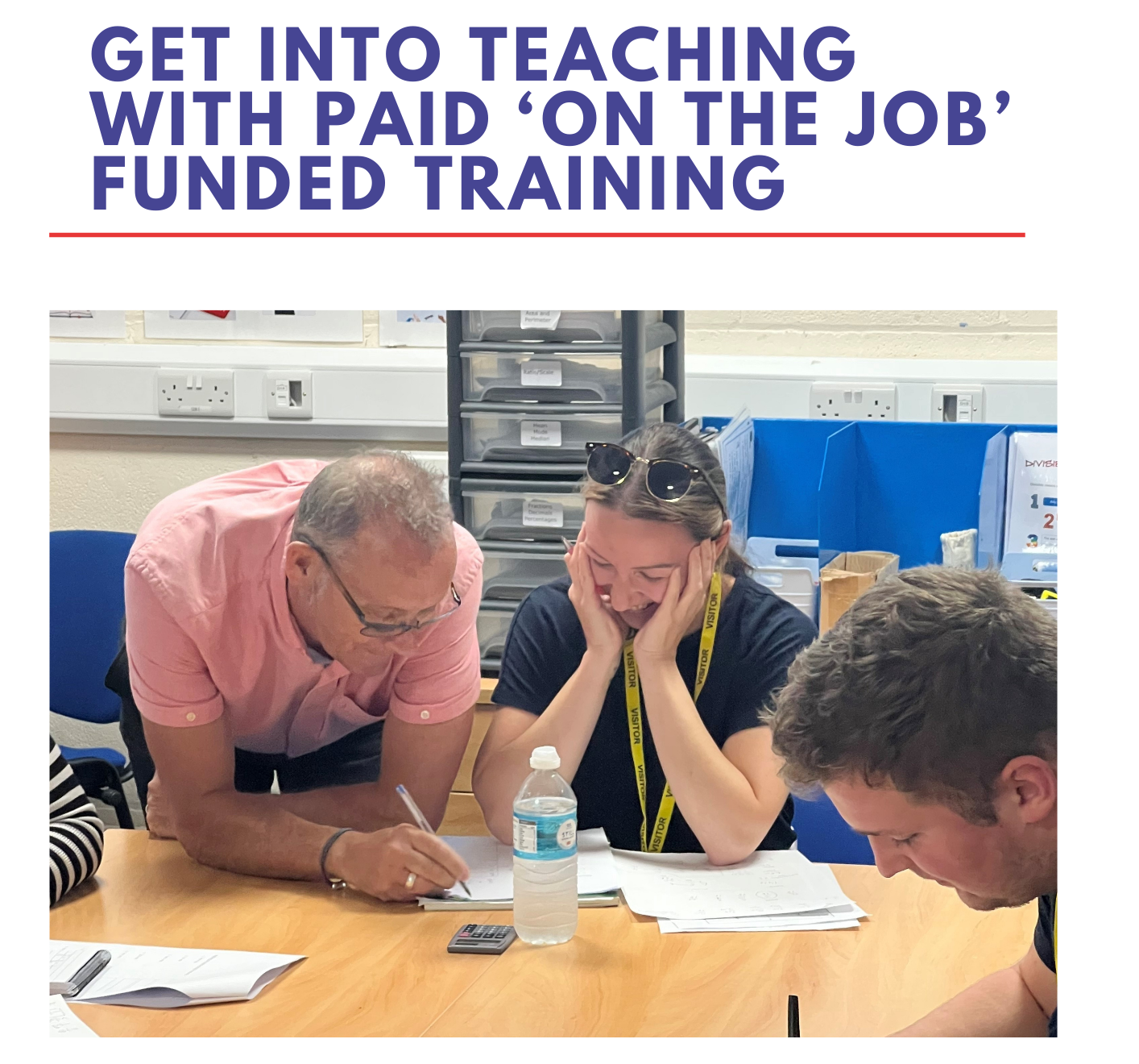 On the Job Training Brochure Image